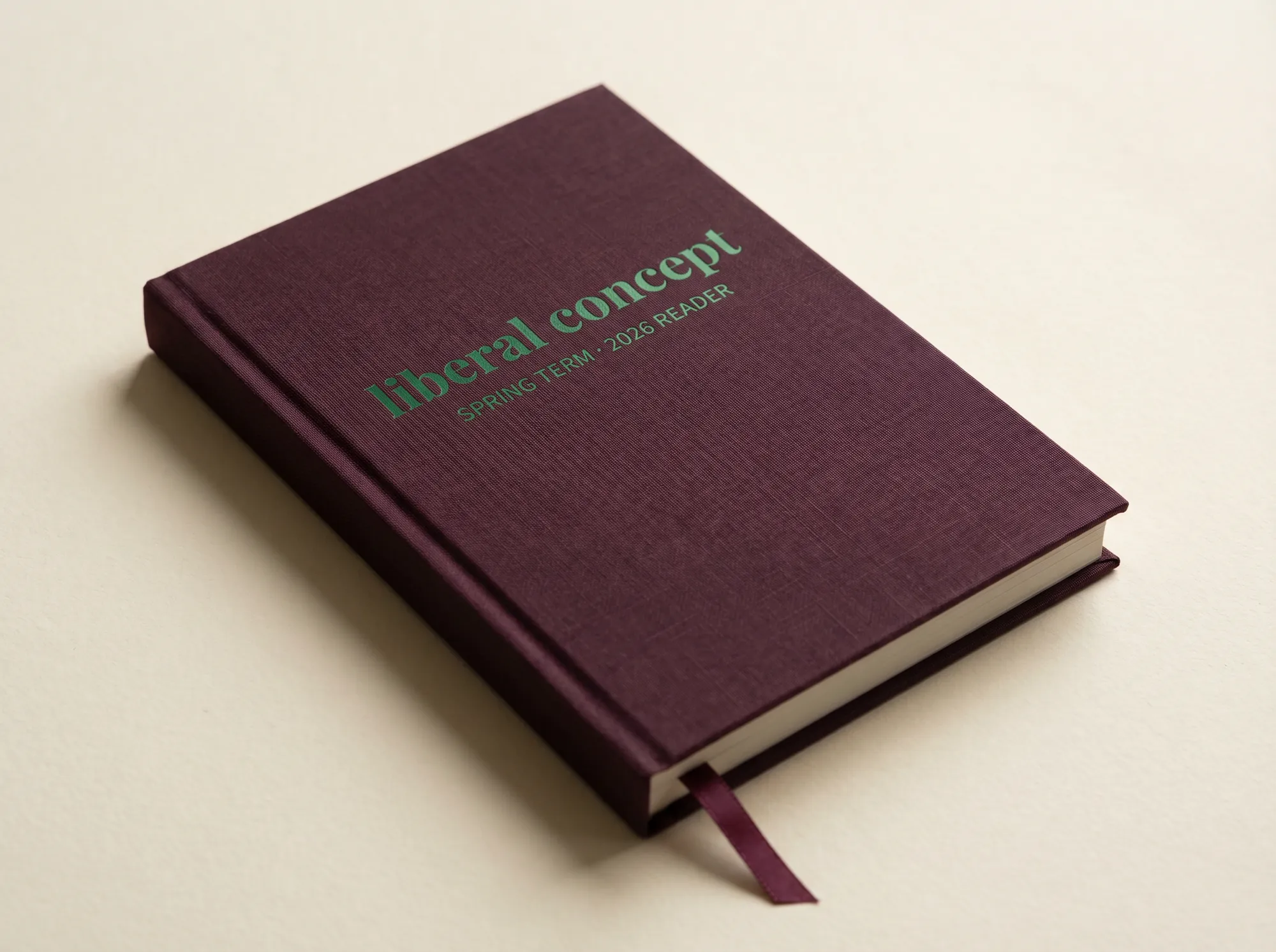 Liberal Concept Reader (Adult Liberal Arts) — The clothbound term primer — readings, faculty notes, and a structured study path. Posted to members at the start of each term and sold individually to non-members.