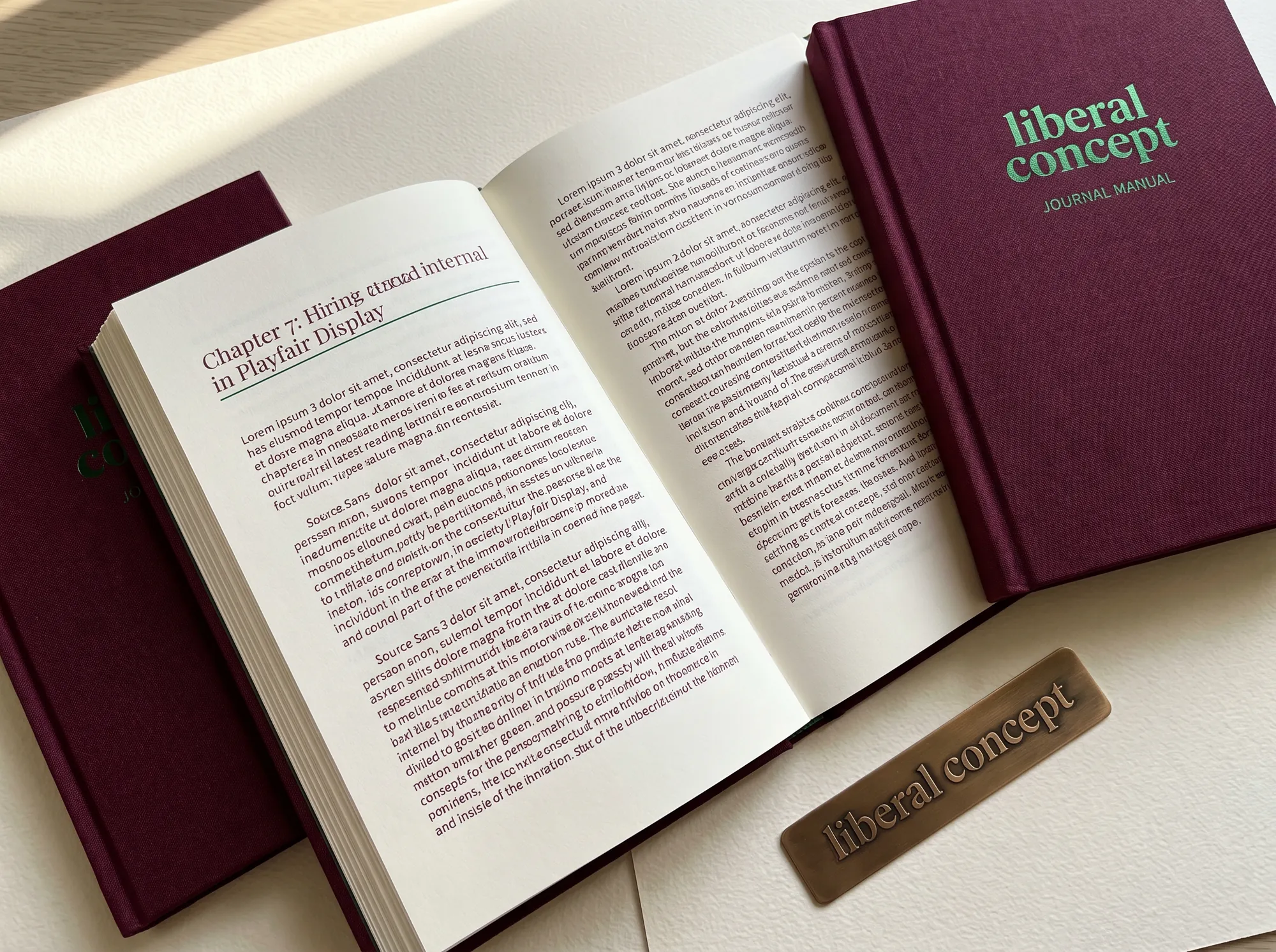 Liberal Concept Journal Manual (Fine Stationery & Reading Tools) — A perfect-bound printed reading-journal manual — working journaling patterns, working bookmark essays, and the year's working citation-of-record register under the working stationery atelier.