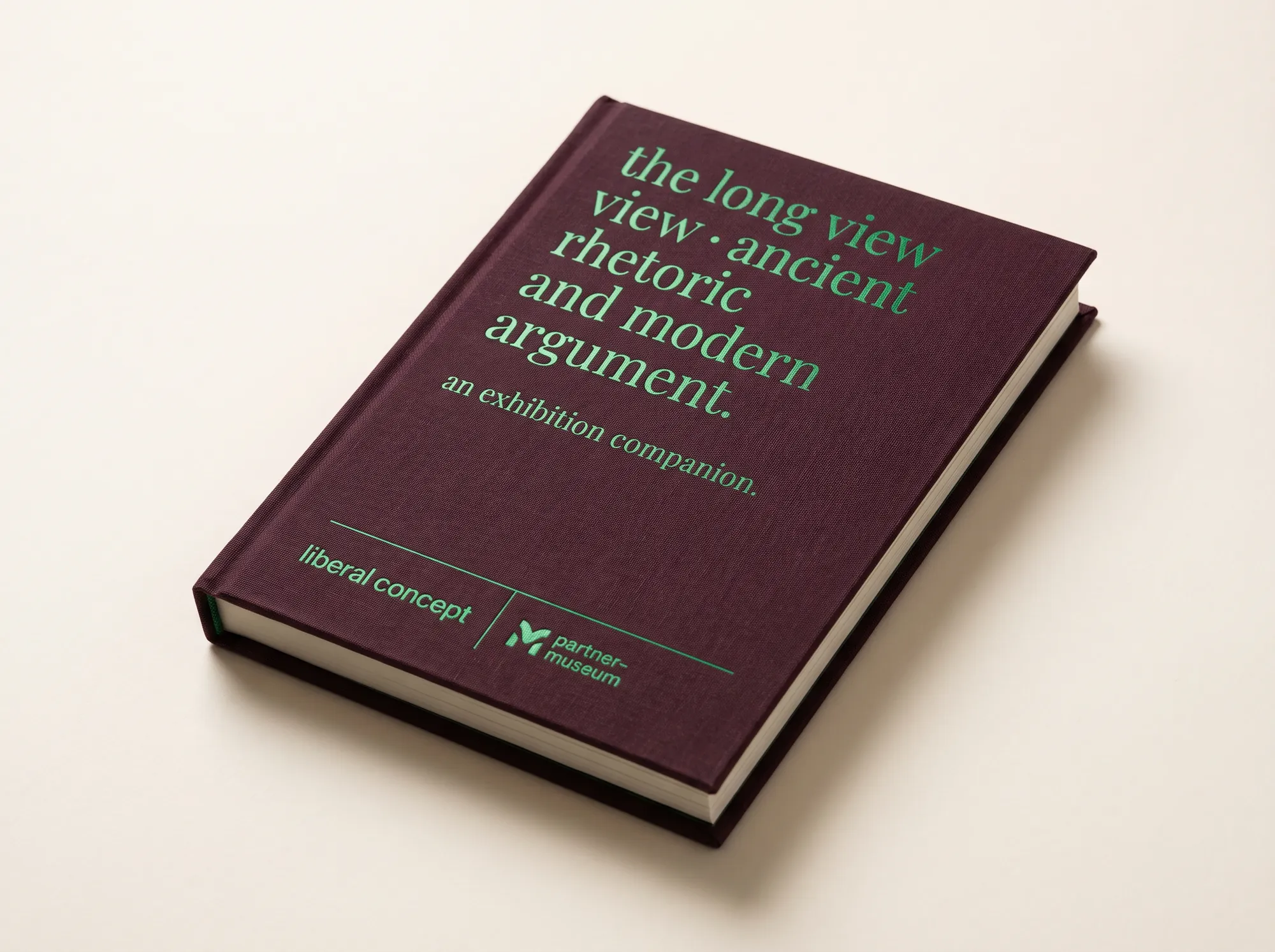 Liberal Concept Institutional Edition (Museum & Cultural Institution Collaborations) — A co-branded clothbound print edition produced jointly with a partner institution — essays, exhibition apparatus, a reading list. Sold in both shops.