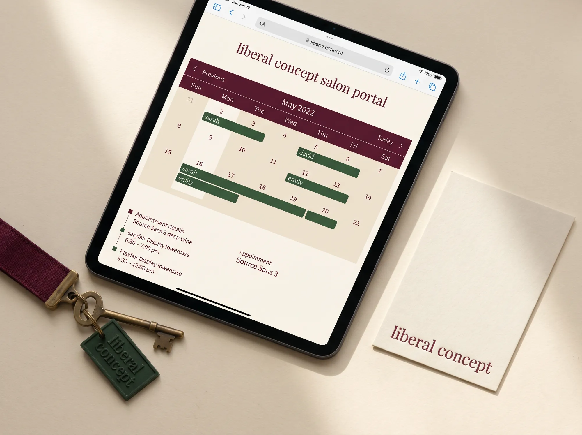 Liberal Concept Salon Portal (Private Members' Salons) — A member-side salon portal — working salon calendar, named-host-of-record, working visiting-evening log, and the long-arc archive of every working salon under the working society.